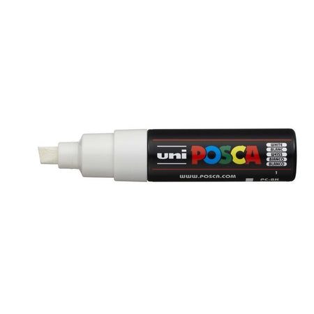 Posca -  Paintmarker uni  pc8k b schuin wit | 6 stuks
