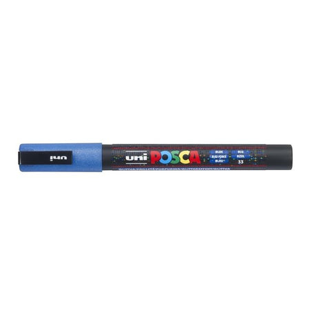 Posca - Paintmarker Uni PCfine Glitzer dunkelblau