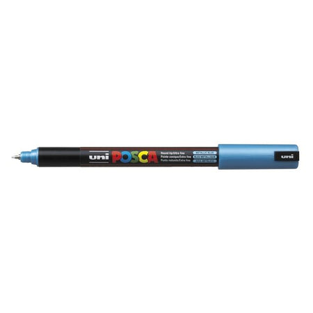 Posca - Paintmarker Uni PC1MR extra feines Metallic-Blau