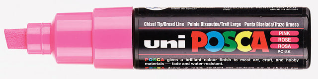 Posca - Paintmarker Uni PC8K breit diagonal rosa