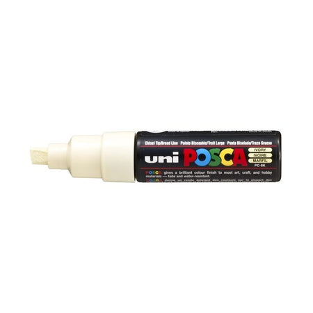 Posca - Paintmarker Uni PC8K breit diagonal elfenbeinfarben
