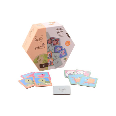 Bruna Büro - Jouéco The Wildies Family Memo-Spiel | 12 Stück