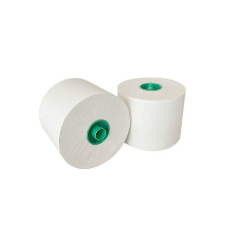 Cleaninq - Toilettenpapierkappenrolle 1-lagig recycelt 150 m natur