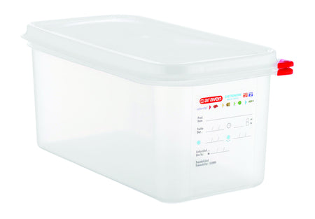 Araven - Lebensmittelbox GN 1/3 mit Deckel 6 Liter 4 Stück