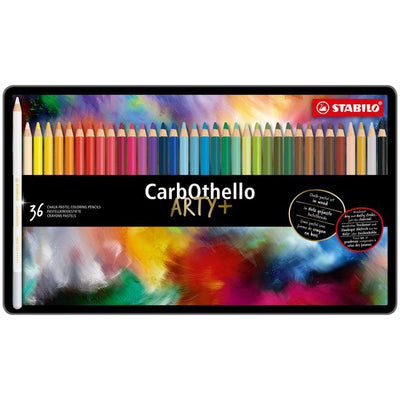 Stabilo - Buntstifte CarbOthello Limettenpastell, sortierte Dose mit 36 ​​Stück