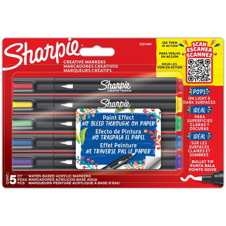 Sharpie – Kreativmarker im sortierten Blister mit 5 Stück