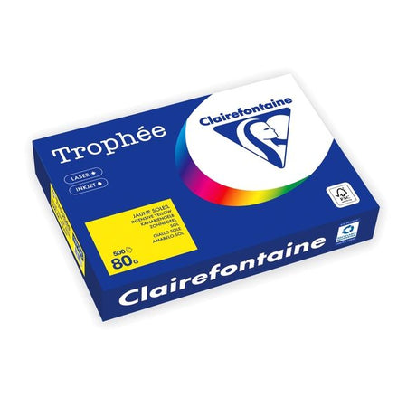 Clairefontaine - Kopierpapier Trophée A4 80gr sonniges Gelb 500 Blatt