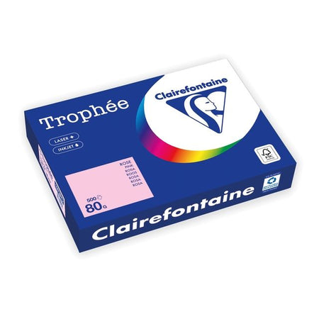 Clairefontaine - Kopierpapier Trophée A4 80gr rosa 500 Blatt