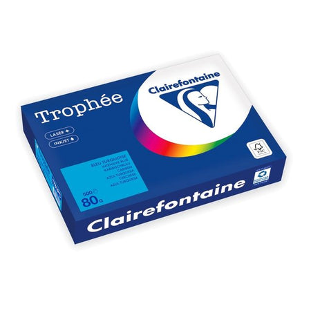 Trophee - Kopierpapier Trophée A4 80gr Karibikblau 500 Blatt | 5 Stück