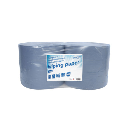 Cleaninq - Industrie-Reinigungspapier 2-lagig 26cmx380m blau