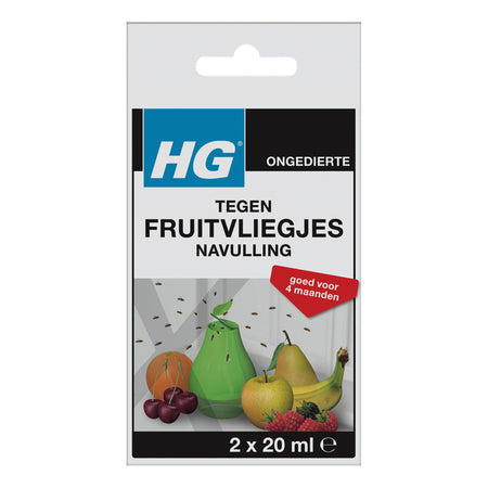 HG - Fruchtfliegenfalle X Nachfüllung 2x20ml | 6 Stück