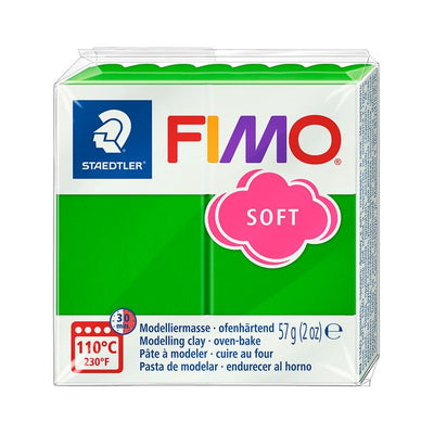 Fimo Staedtler - Modelliermasse Fimo weich 57 Gramm Tropengrün