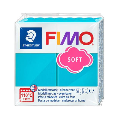 Fimo Staedtler - Modelliermasse Fimo weich 57 Gramm Pfefferminze