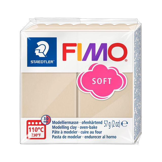 Fimo Staedtler - Modelliermasse Fimo weich 57 Gramm Sahara