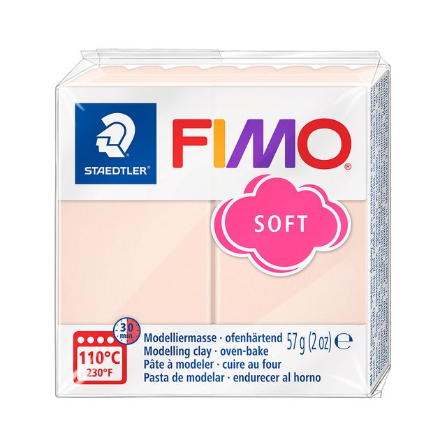 Fimo Staedtler - Modelliermasse Fimo weich 57 Gramm Pfirsich