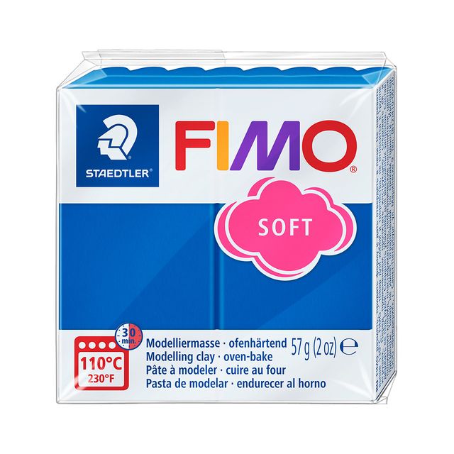 Fimo Staedtler - Modelliermasse Fimo weich 57 Gramm Pazifikblau