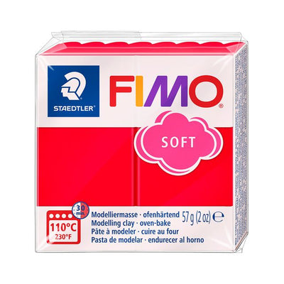 Fimo Staedtler - Modelliermasse Fimo weich 57 Gramm Indischrot