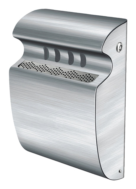 Vepa Bins - Wandaschenbecher 3 Liter mattierter Edelstahl