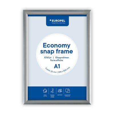 Europel - Klapprahmenschale Economy A1 silber