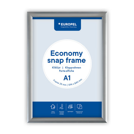 Europel - Klapprahmenschale Economy A1 silber