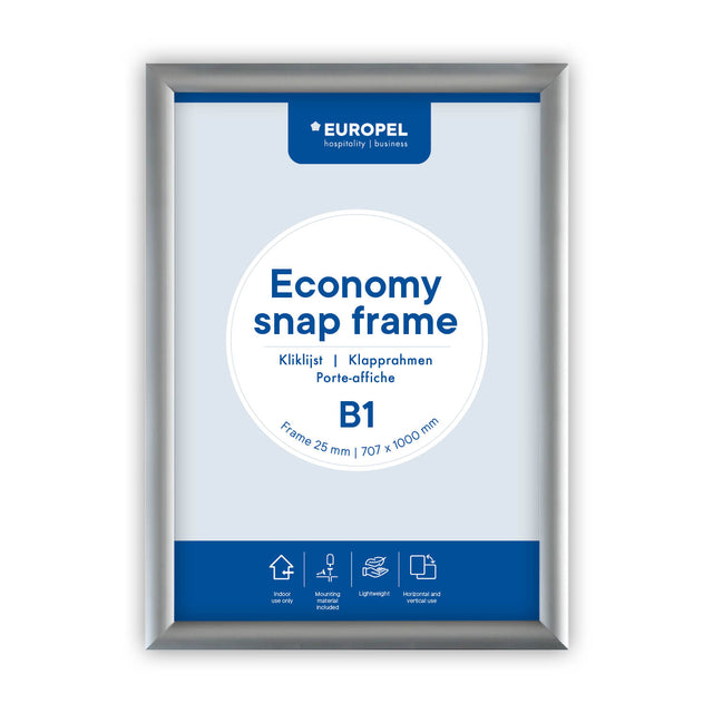 Europel - Klapprahmenschale Economy B1 silber