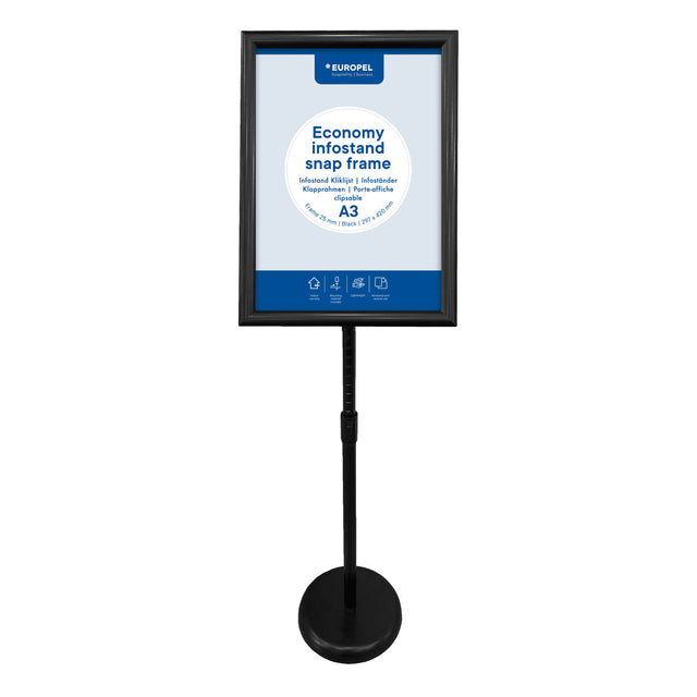Europel - Informationsstandard pel Economy A3 schwarz