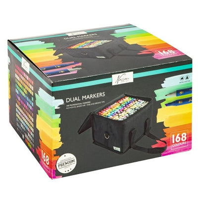 Art Sensations – Hohlmarker Nassau Arts Duopoint-Set mit 168 Farben
