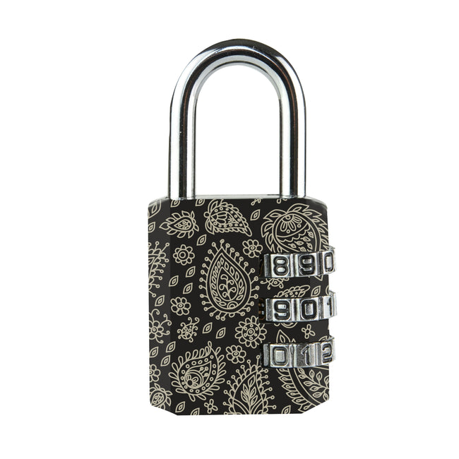 Master Lock - Vorhängeschloss Masterlock 3-stellig 30mm 4 Patronen sort