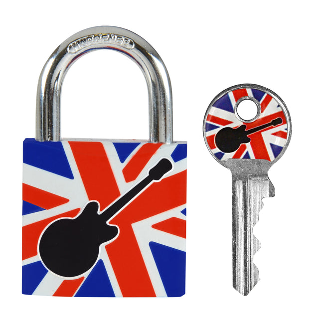 Master Lock - Vorhängeschloss Masterlock 30 mm Gitarrenmotiv