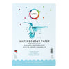 Qrea - Aquarellblock A4 20 Blatt 200gr geklebt | 5 Stück