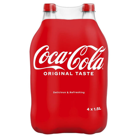Coca Cola - Erfrischungsgetränk normale PET-Flasche 1,5 Liter