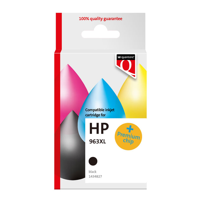 Quantore - Tintenpatrone HP 963xl 3ja30ae hc schwarz | 12 Stück