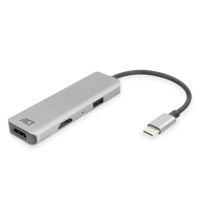 ACT - Adapter USB-C 4K Multiport für 2 HDMI-Monitore