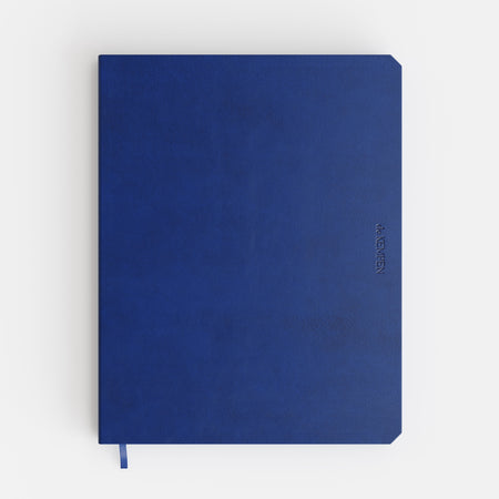 De KEMPEN - Notizbuch Blue Note 171x220mm blanko 192 Seiten 90gr blau