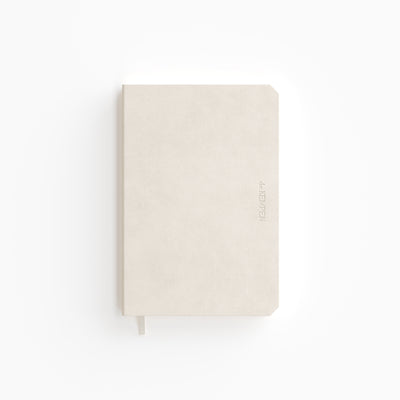 De KEMPEN - Notizbuch Cotton Vanilla 110x160mm blanko 160 Seiten 90gr weiß