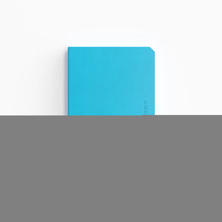 De KEMPEN - Notizbuch Limitless 110x160mm Linie 160 Seiten 90gr leuchtend blau