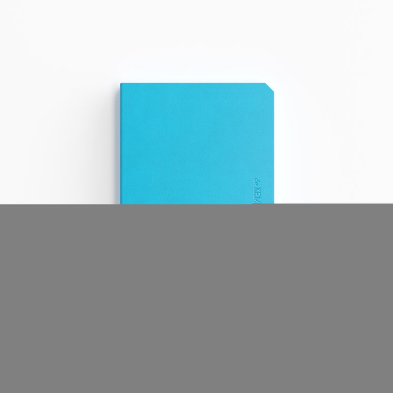 De KEMPEN - Notizbuch Limitless 110x160mm Linie 160 Seiten 90gr leuchtend blau