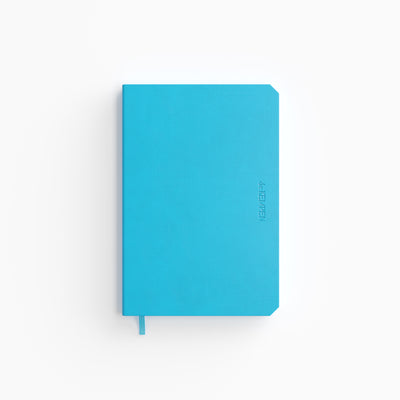 De KEMPEN - Notizbuch Limitless 110x160mm blanko 160 Seiten 90gr leuchtend blau