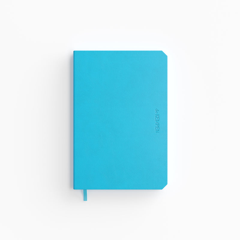 De KEMPEN - Notizbuch Limitless 110x160mm blanko 160 Seiten 90gr leuchtend blau