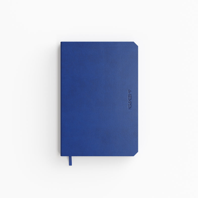 De KEMPEN - Notizbuch Blue Note 110x160mm Linie 160 Seiten 90gr blau