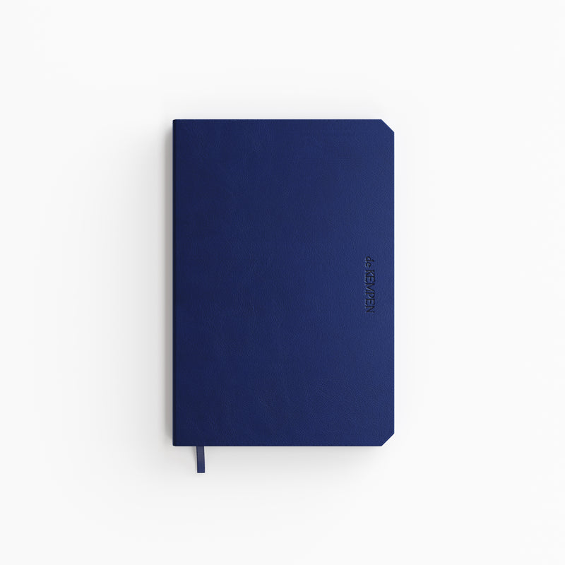 De KEMPEN - Notizbuch Silence 110x160mm Linie 160 Seiten 90gr dunkelblau