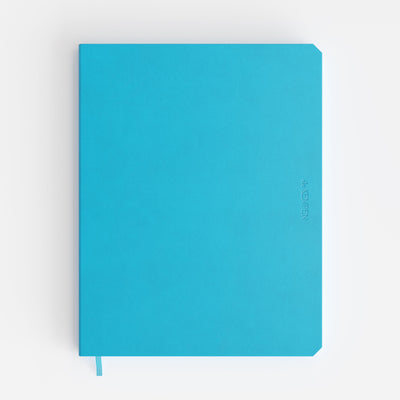 De KEMPEN - Notizbuch Limitless 171 x 220 mm, Linie 192 Seiten, 90 g, leuchtend blau