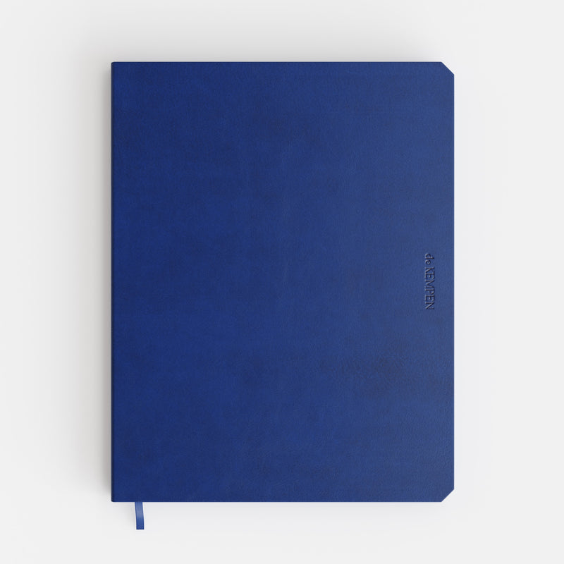 De KEMPEN - Notizbuch Blue Note 171x220mm Zeile 192 Seiten 90gr blau