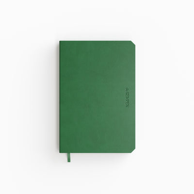 De KEMPEN - Notizbuch Origin 110x160mm blanko 160 Seiten 90gr grün