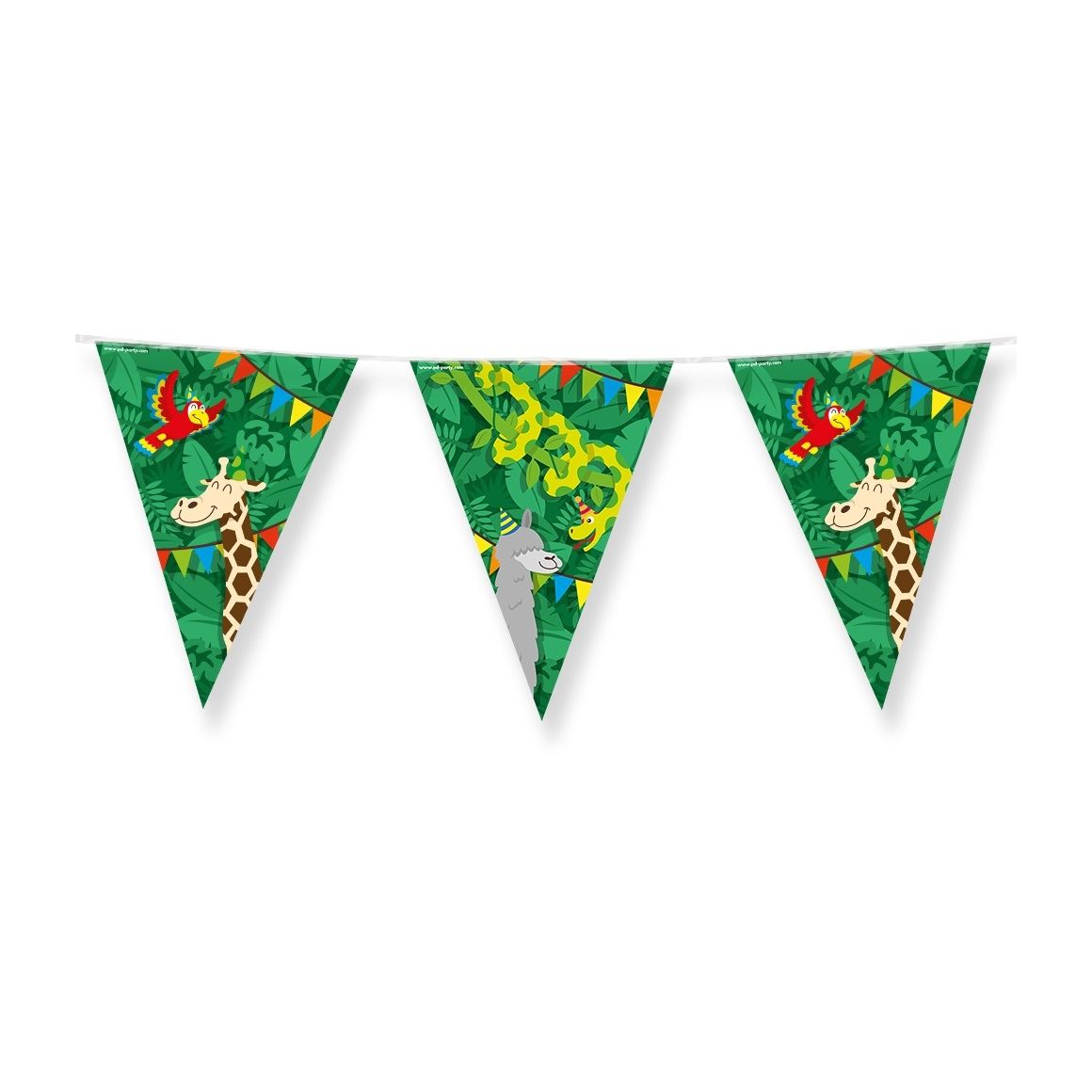 Bruna Büro - Bunting Jungle Cartoon-Folie 10 Meter
