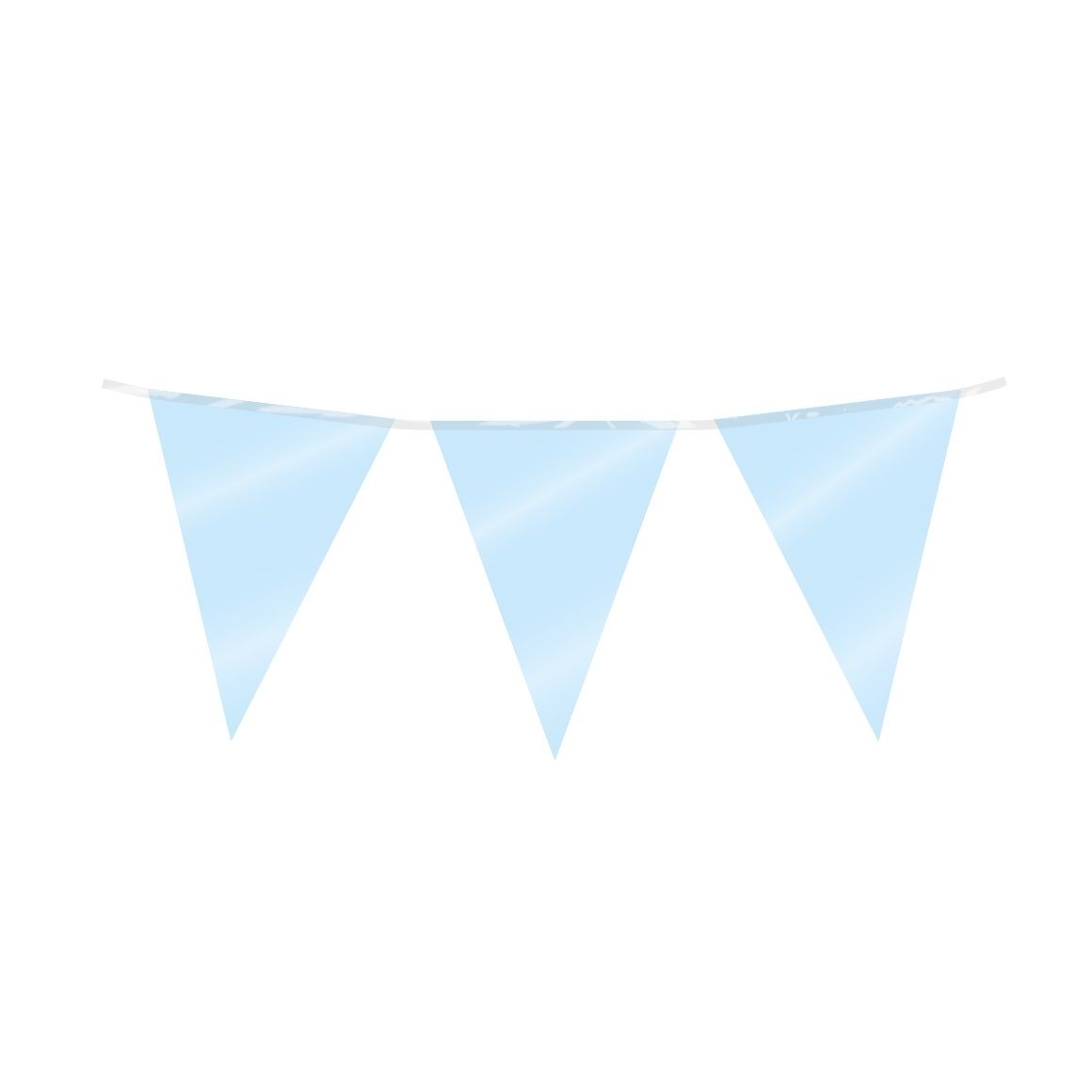 Bruna office - Partyflagge aus Folie, Babyblau
