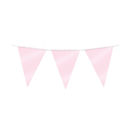 Bruna office - Partyflagge aus Folie, Babyrosa