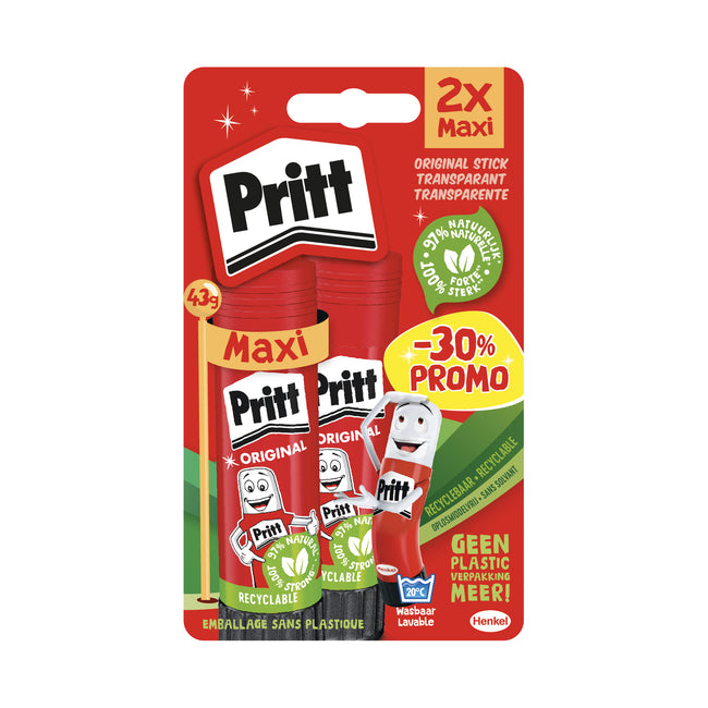 Pritt - Klebestift Stick Original 2x 43gr Aktion