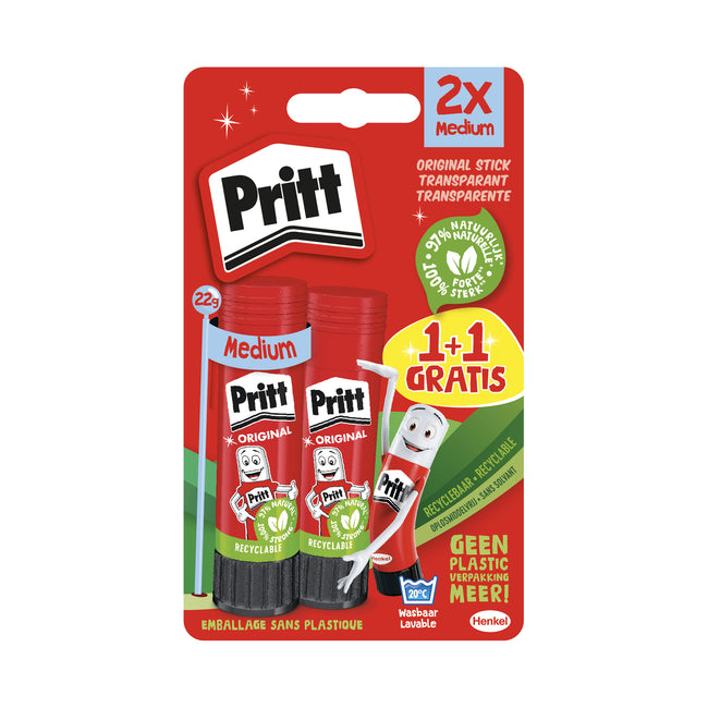 Pritt - Klebestift Stick Original 2x 22gr Promo 1+1