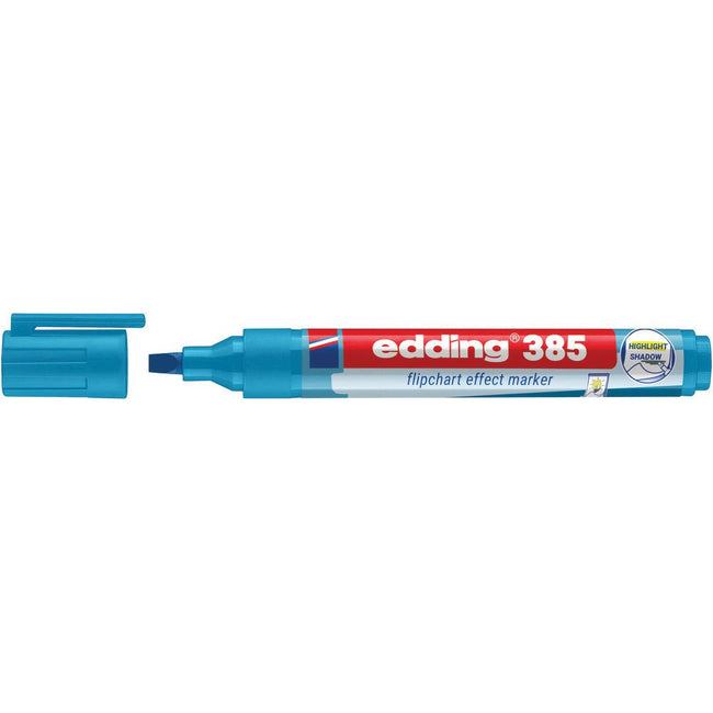 Edding - Filzstift 385 Flipchart-Pinsel Hellblau